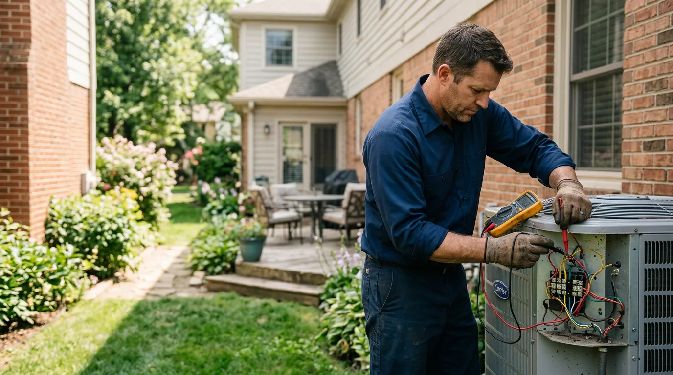 HVAC technician working near Basehor, KS